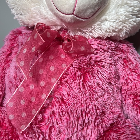 Homerbest Large Pink and White Shaggy Bunny Very Clean - Picture 4 of 6